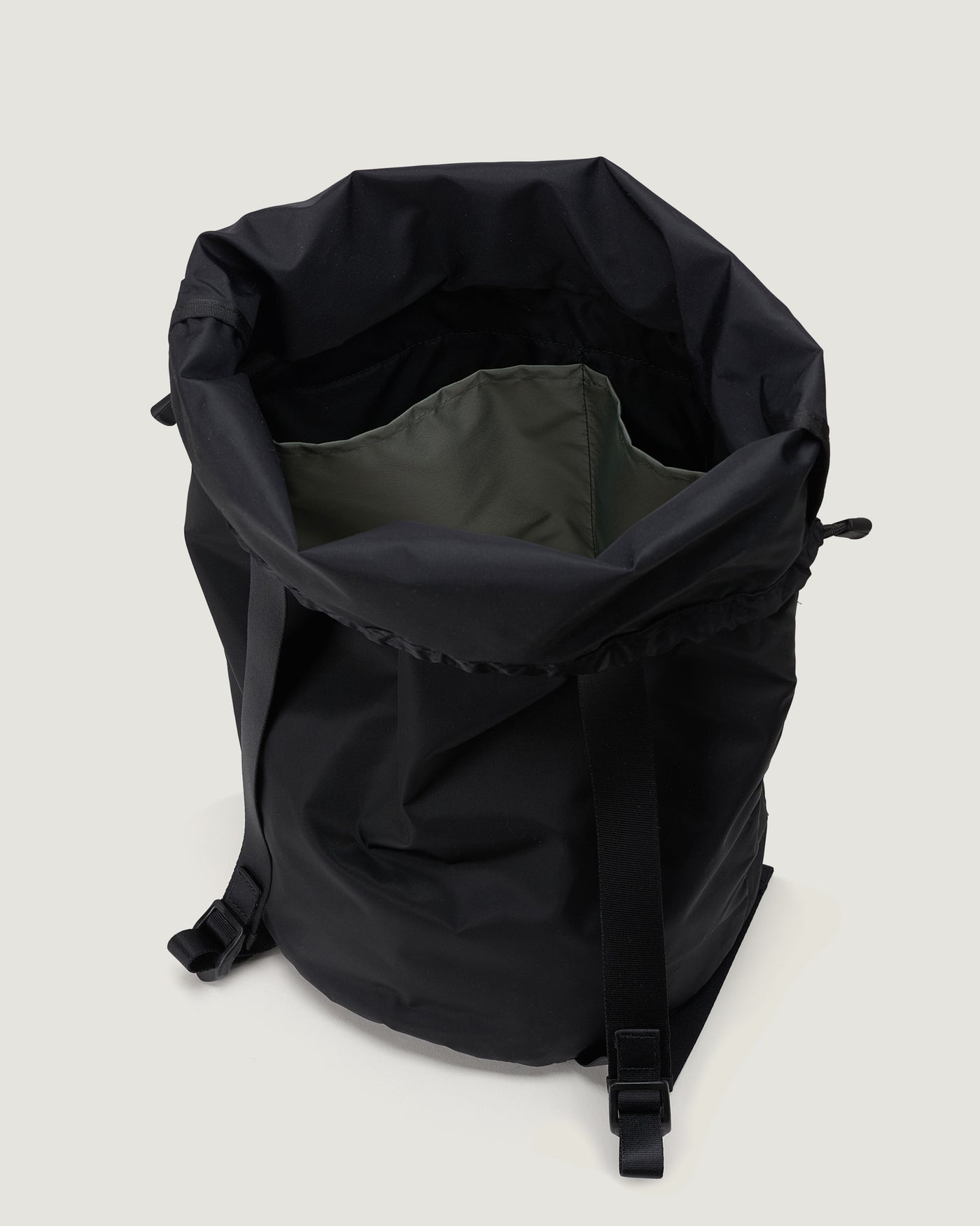 Bucket Backpack Nylon Twill Black