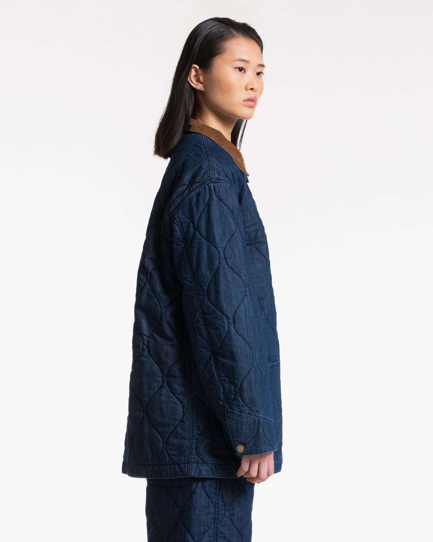 Chicago Jacket Quilted Denim Indigo