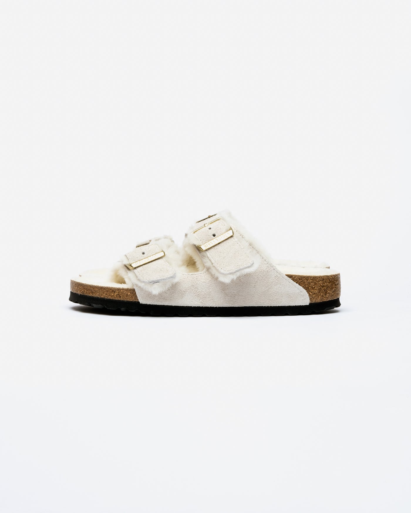 Birkenstock Arizona Shearling Antique White (Narrow)