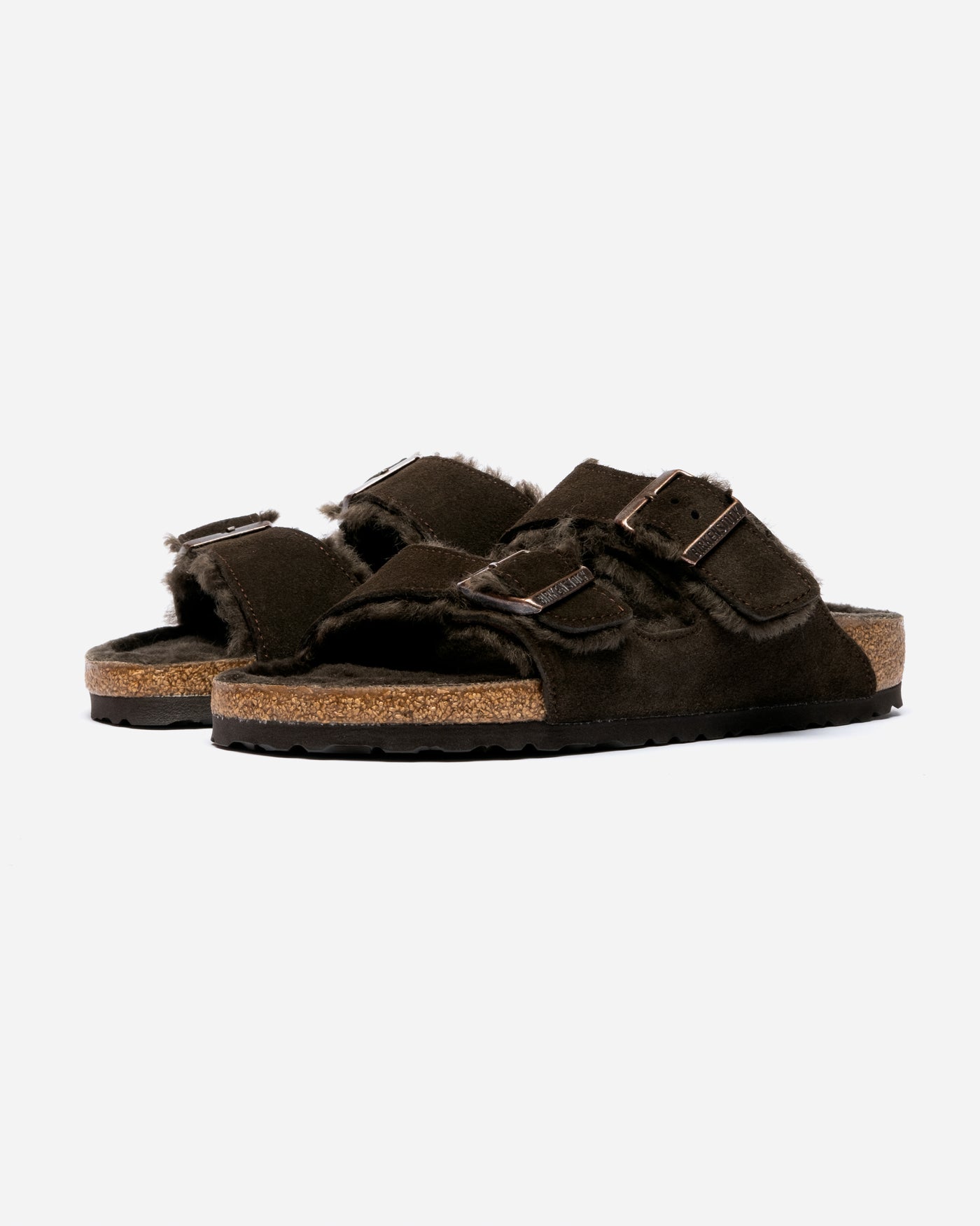 Birkenstock Arizona Shearling Mocca (Narrow)