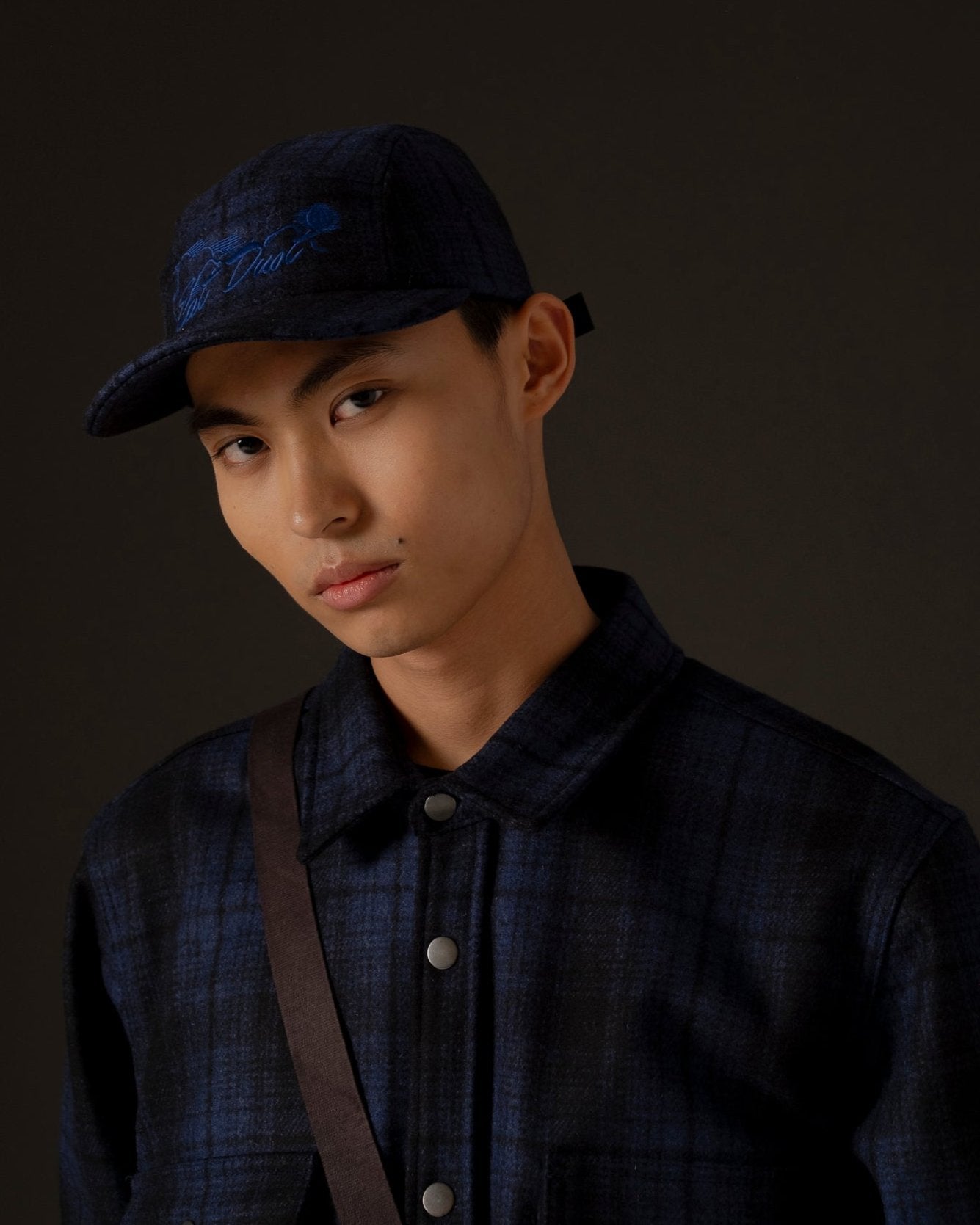 Cap Monitoba Wool Blue/Black