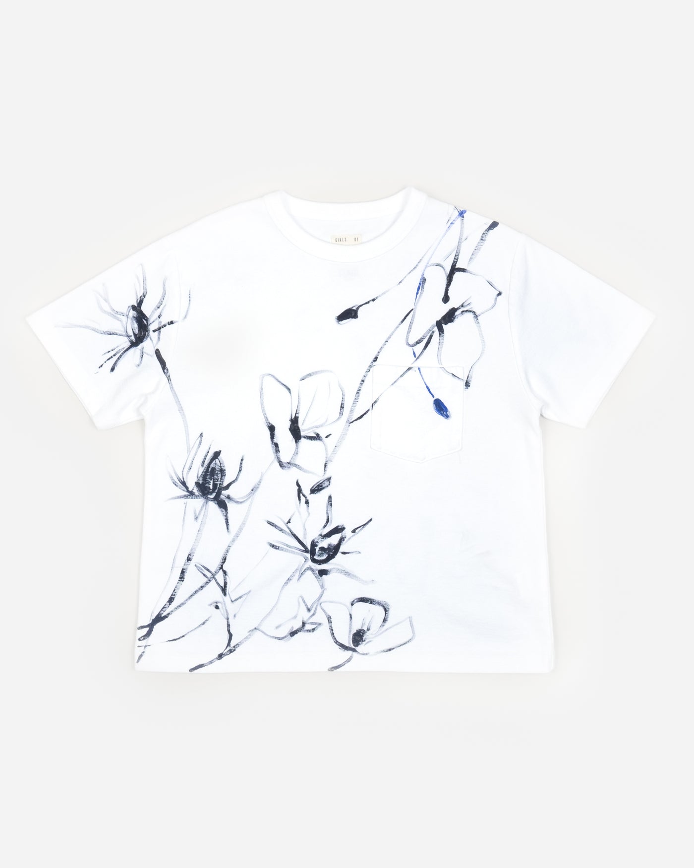 x Katie Tomlinson • Pocket T White