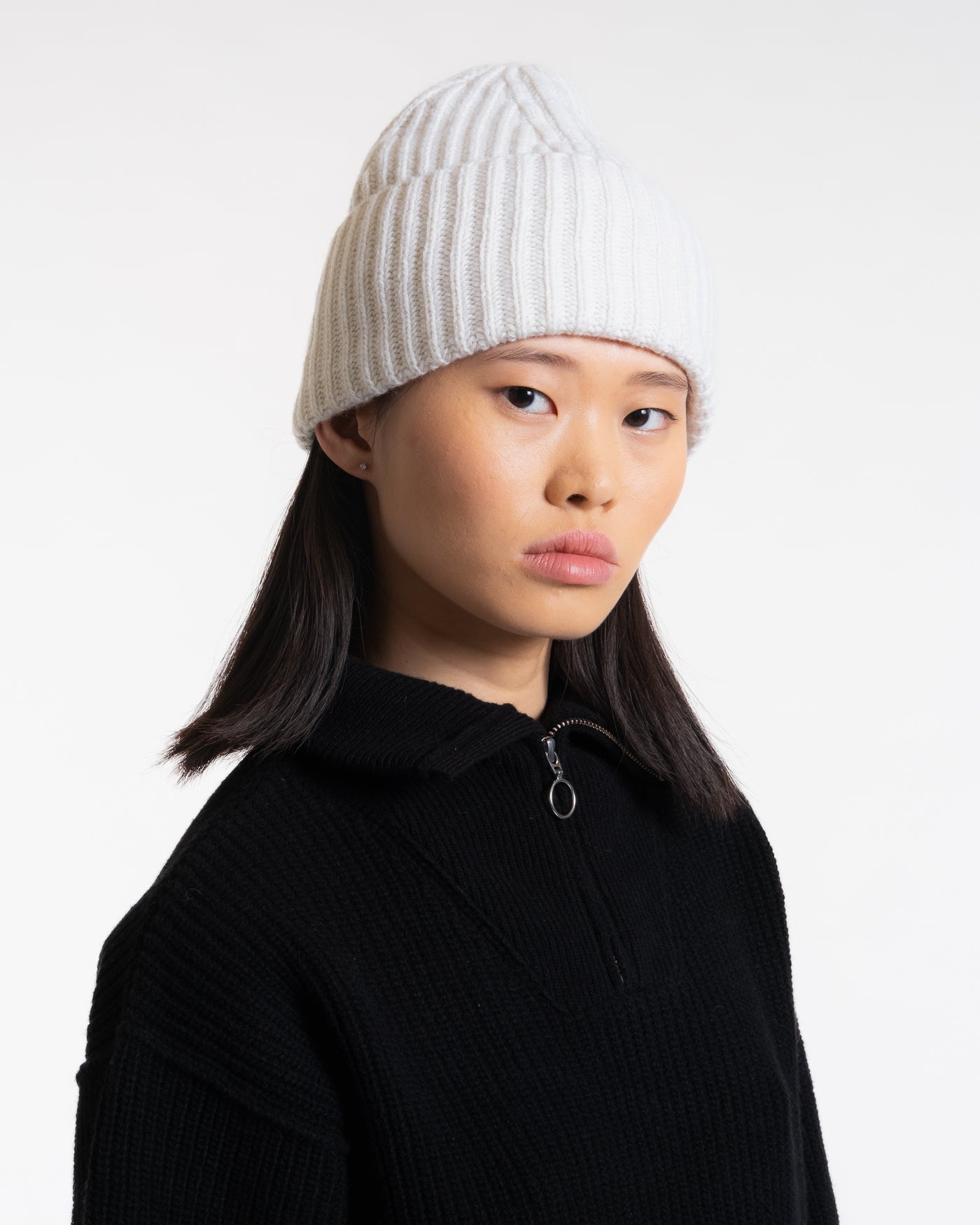 Wool Cashmere Beanie Cloud