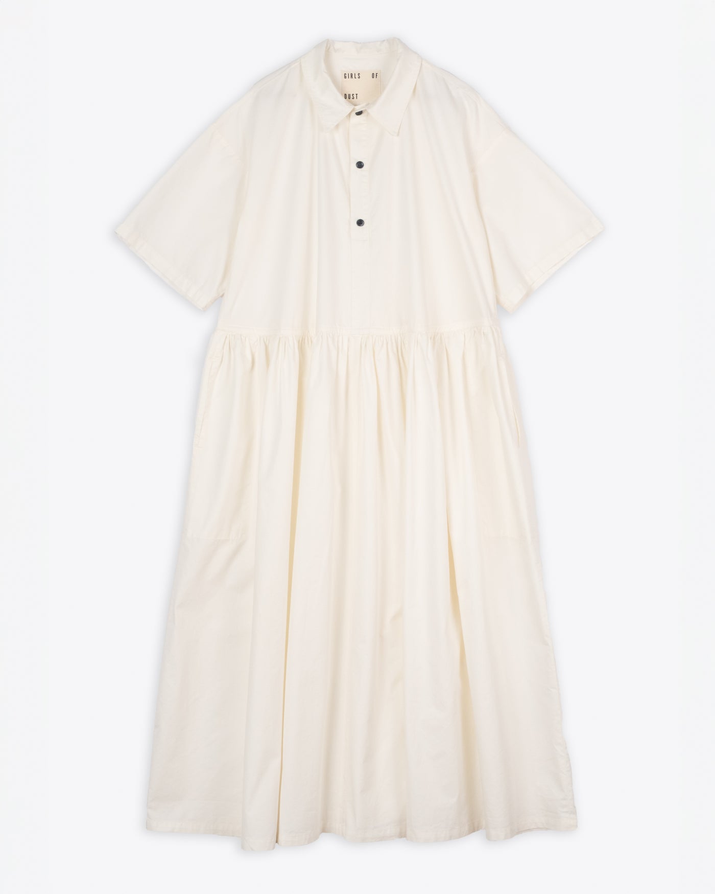 G.o.D Jezabel Dress Poplin Milk