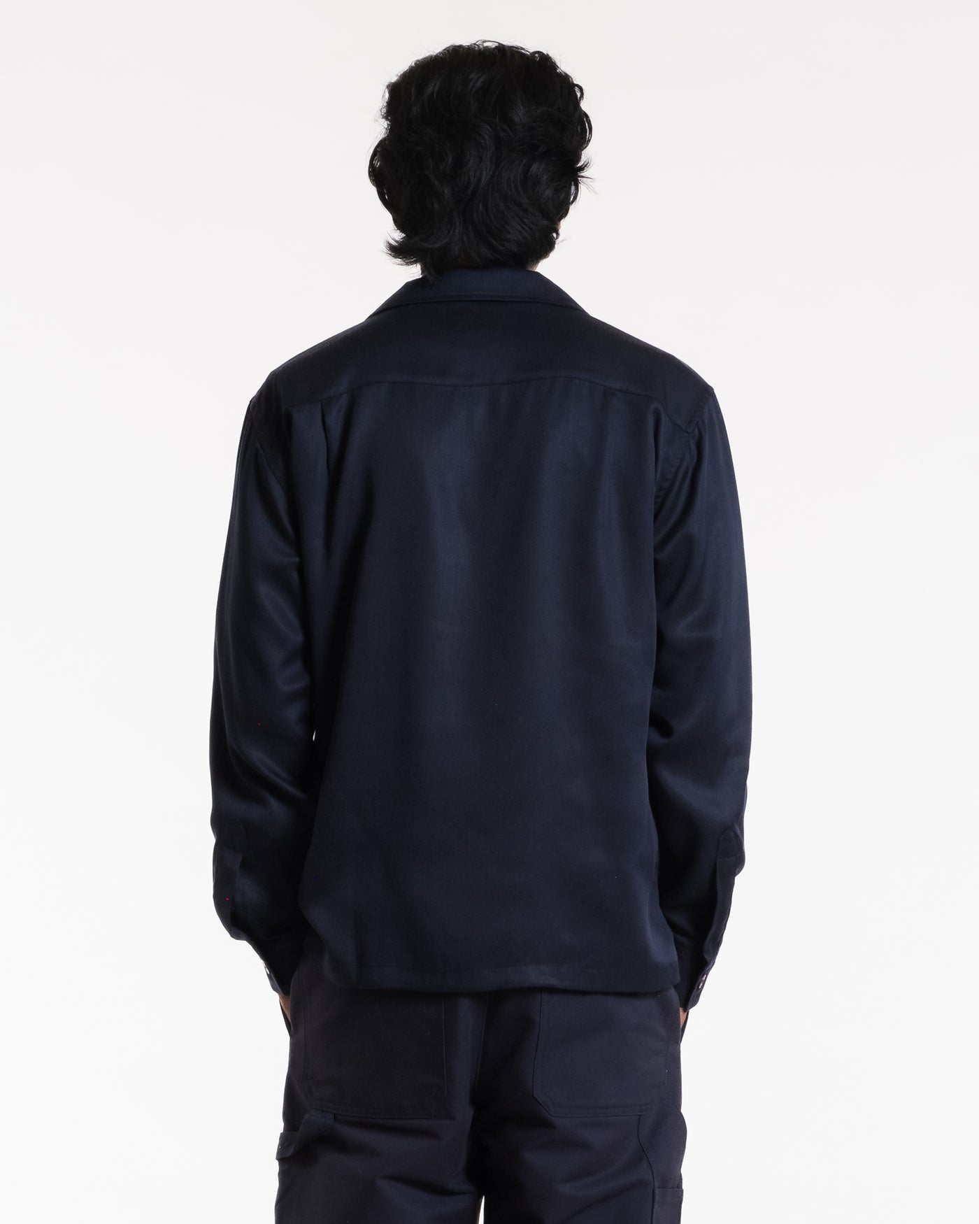 Havana Shirt Tencel Twill Navy