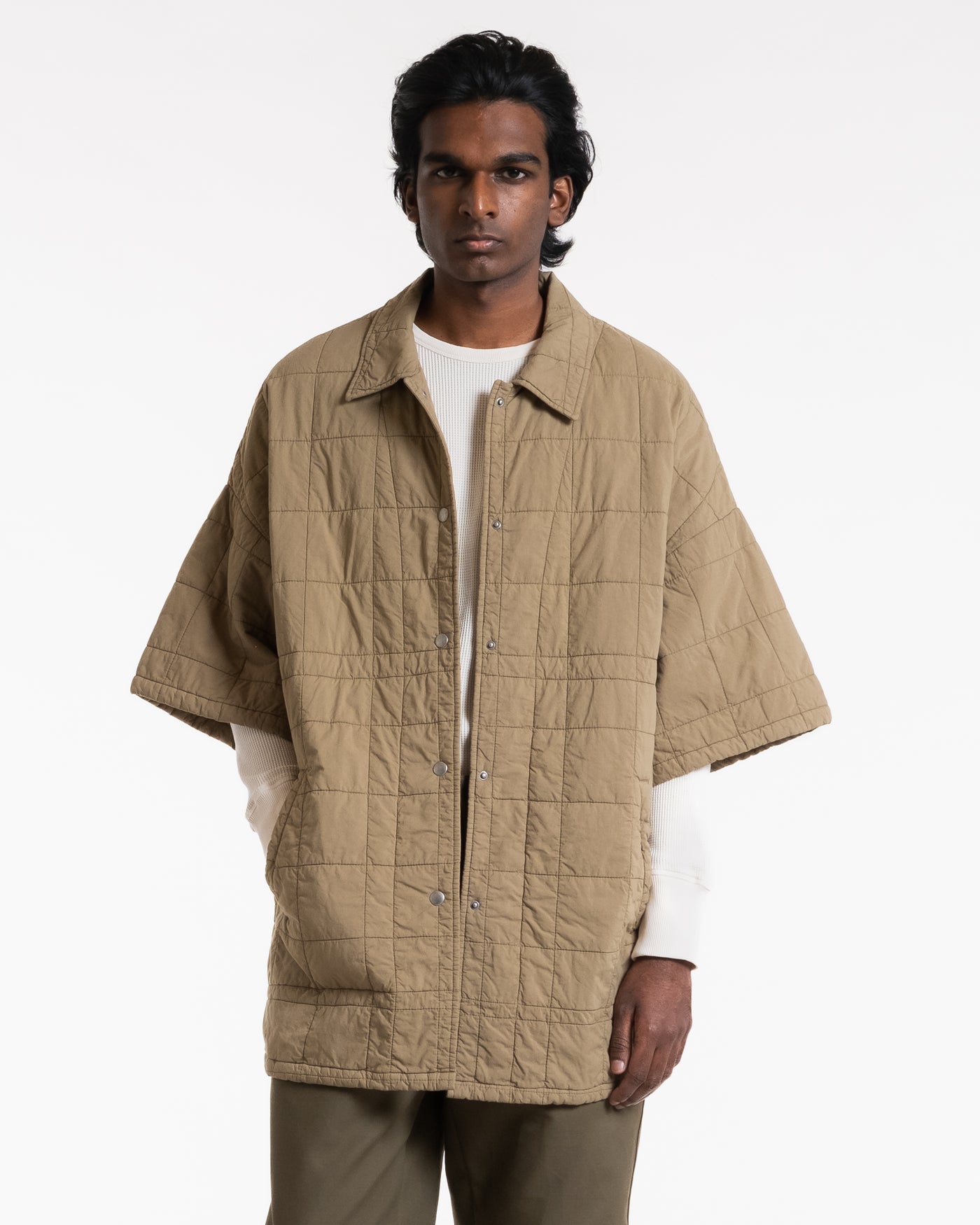 Kyoto Overshirt Cotton Quilt Elmwood