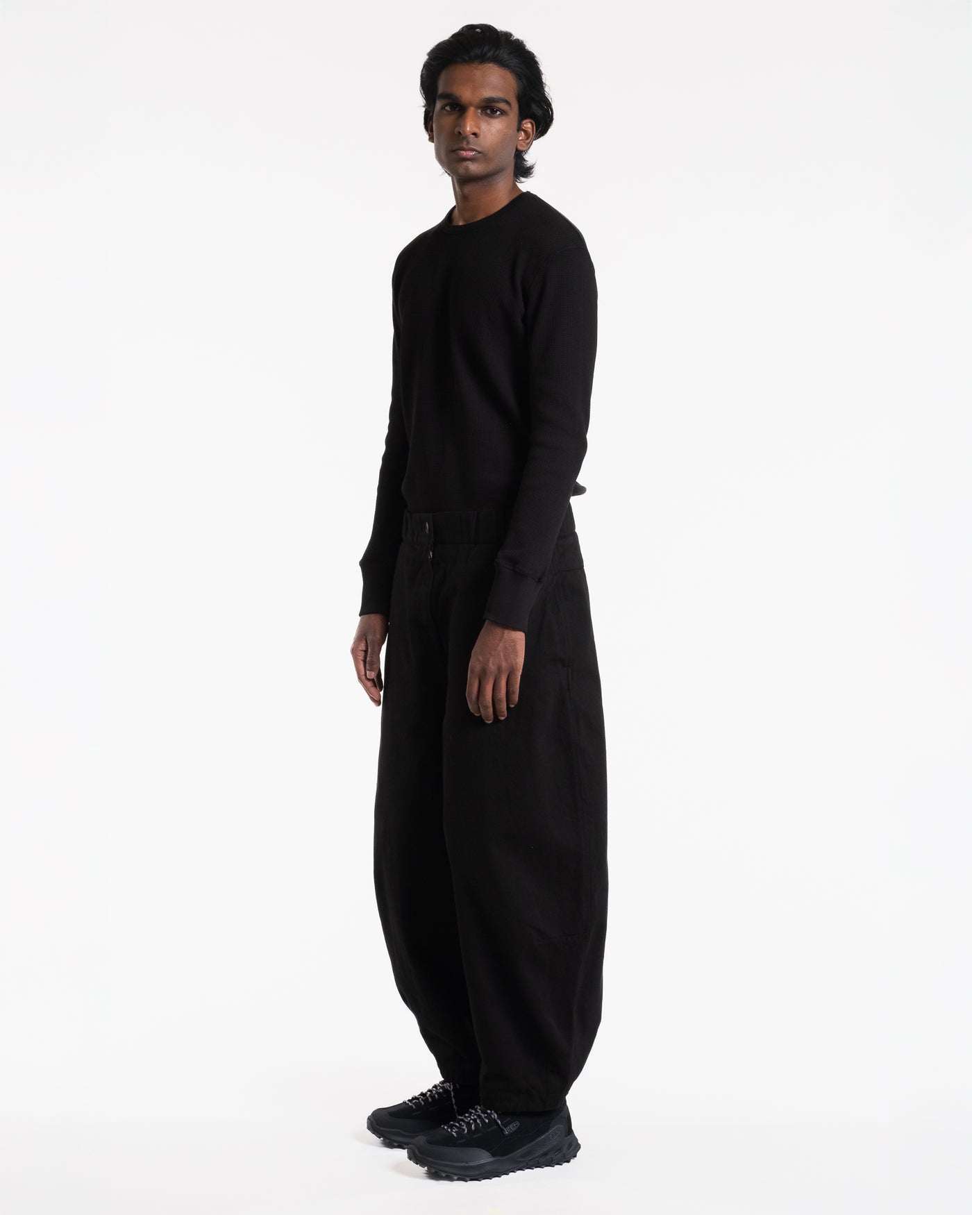 Sultan Pants Cotton Linen Black