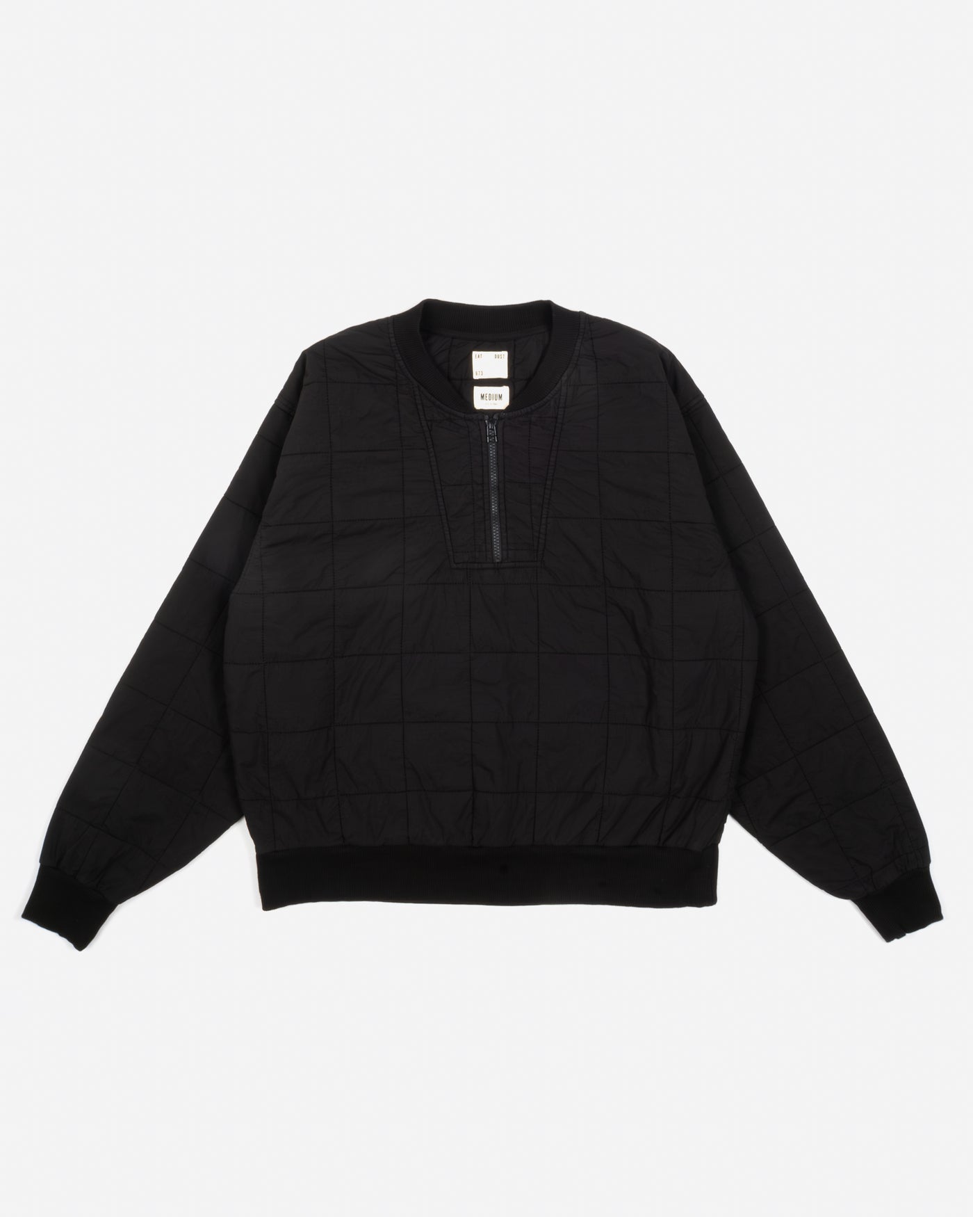 G.o.D Oslo Sweater Cotton Quilt Black