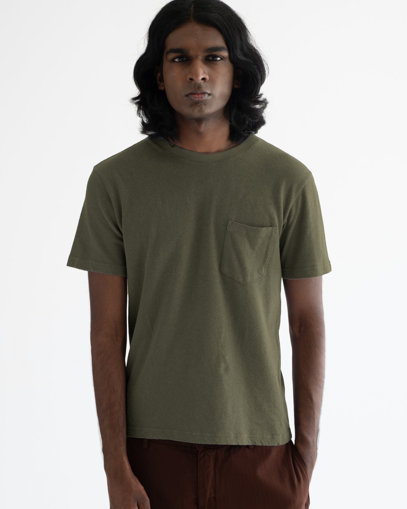 Pocket T Cotton Hemp Litchen