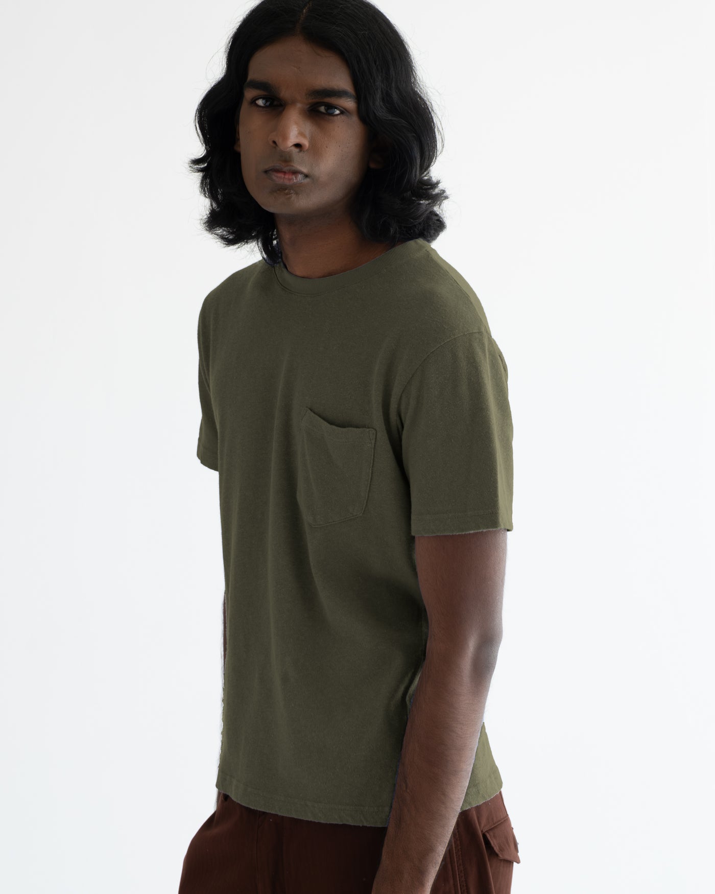 Pocket T Cotton Hemp Litchen