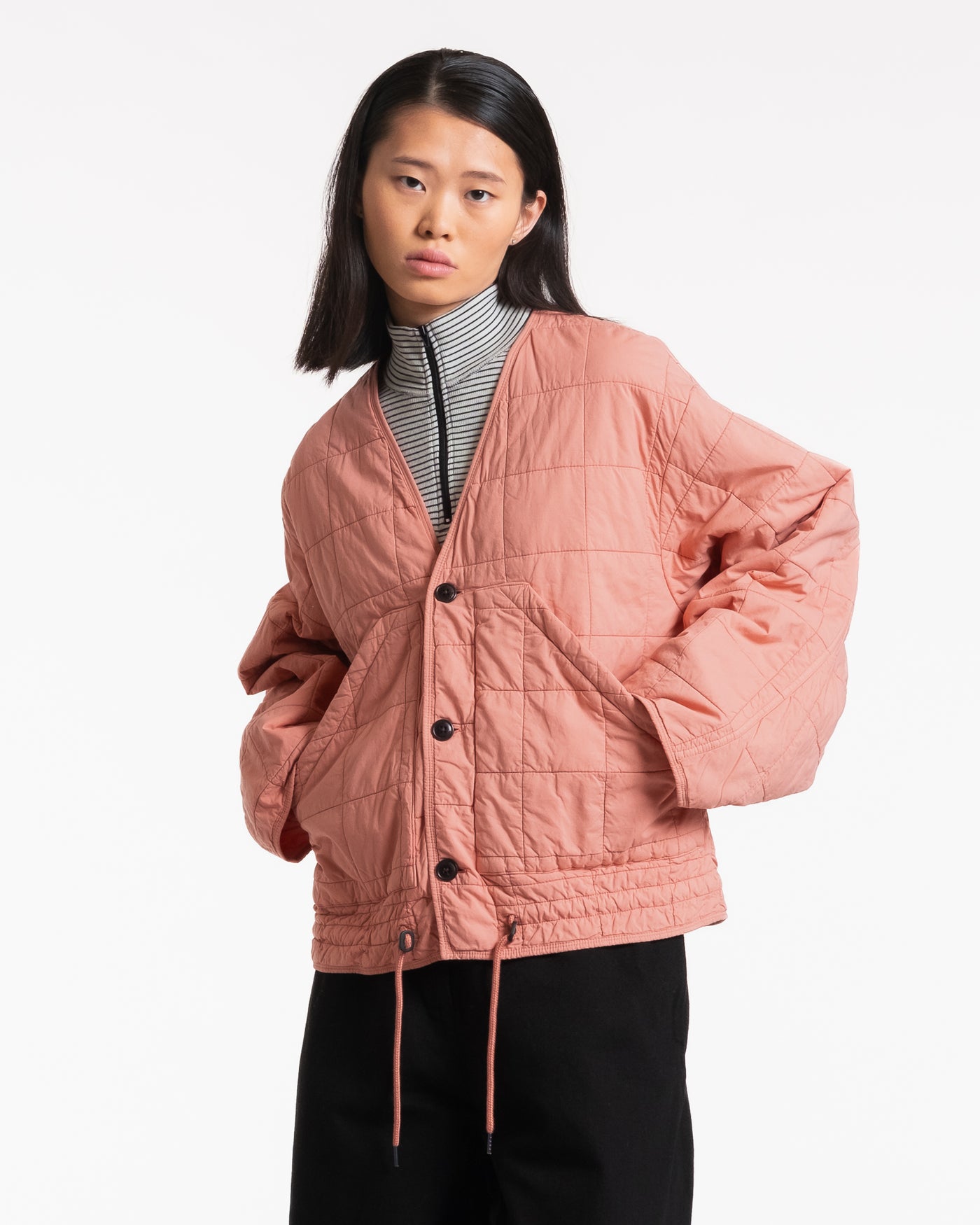 G.o.D Reactor Jacket Cotton Quilt Old Rose