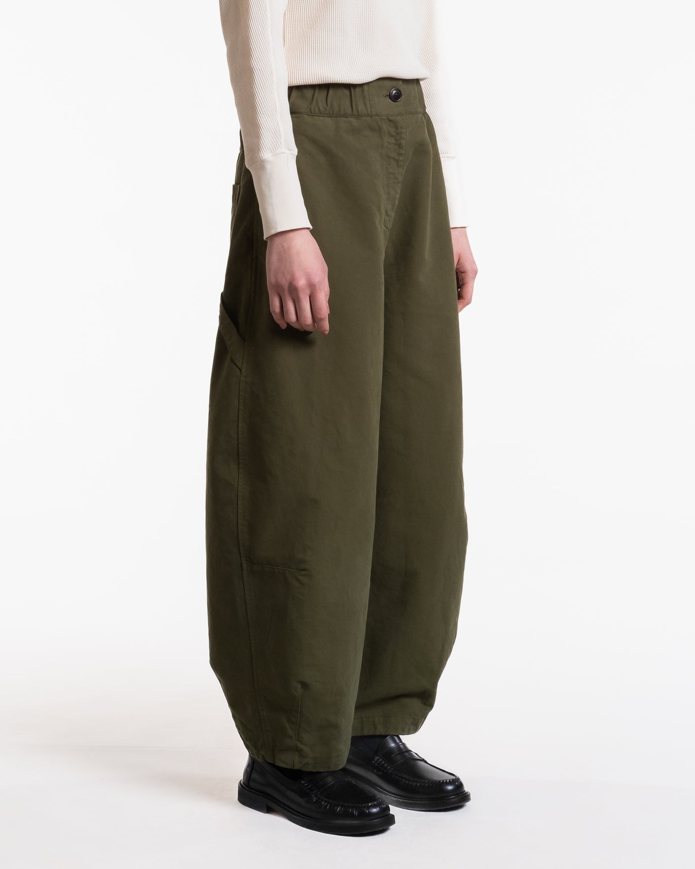 G.o.D Sultan Pants Nebraska Cotton Dark Olive