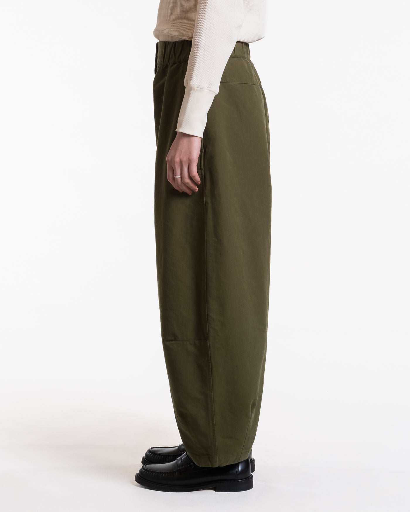 G.o.D Sultan Pants Nebraska Cotton Dark Olive