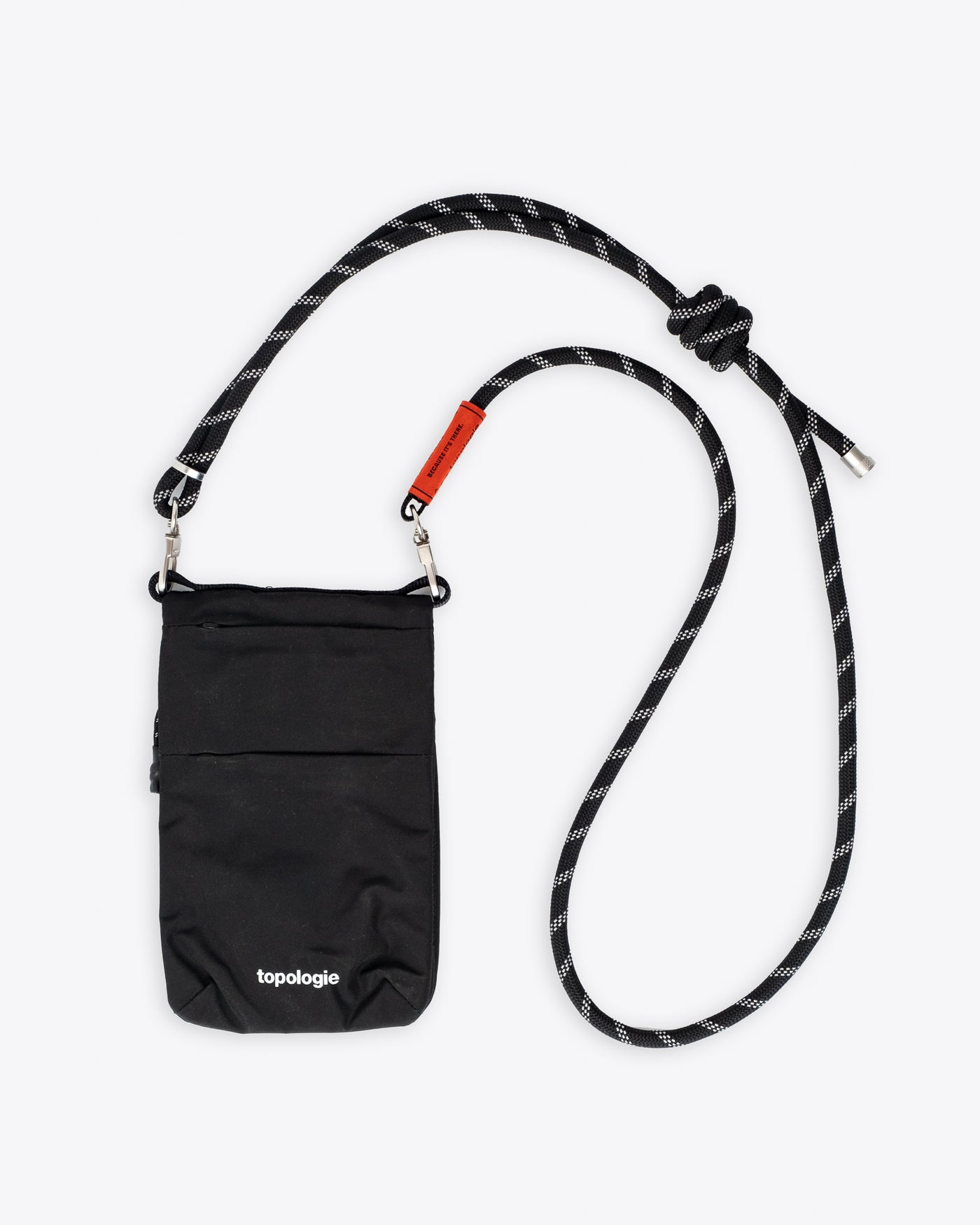 Topologie Wares Bags Phone Sacoche Black Tech + 8mm Rope Strap Black Reflective