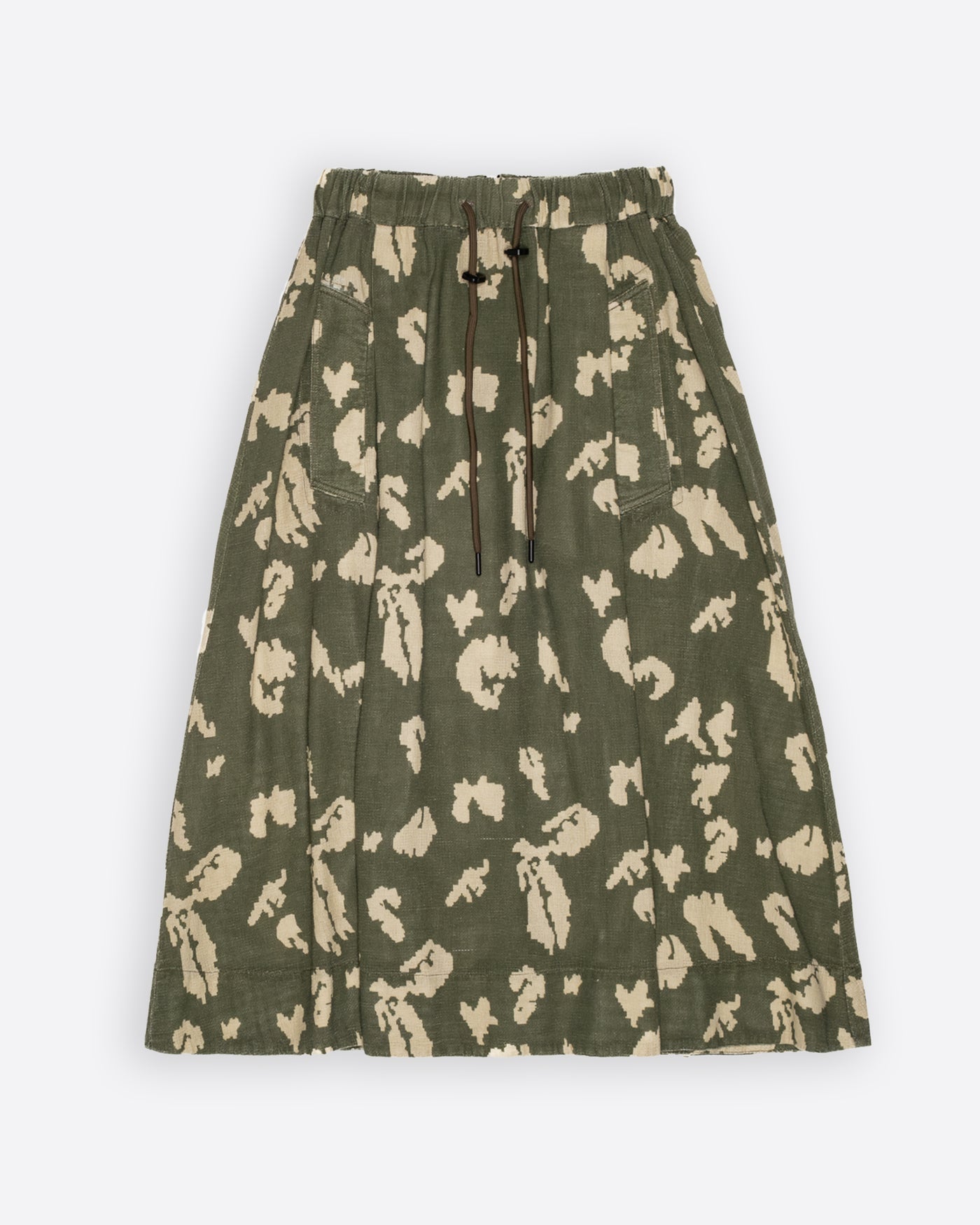 G.o.D Meadow Skirt Cloud Camo Mesh Light Green/Off White