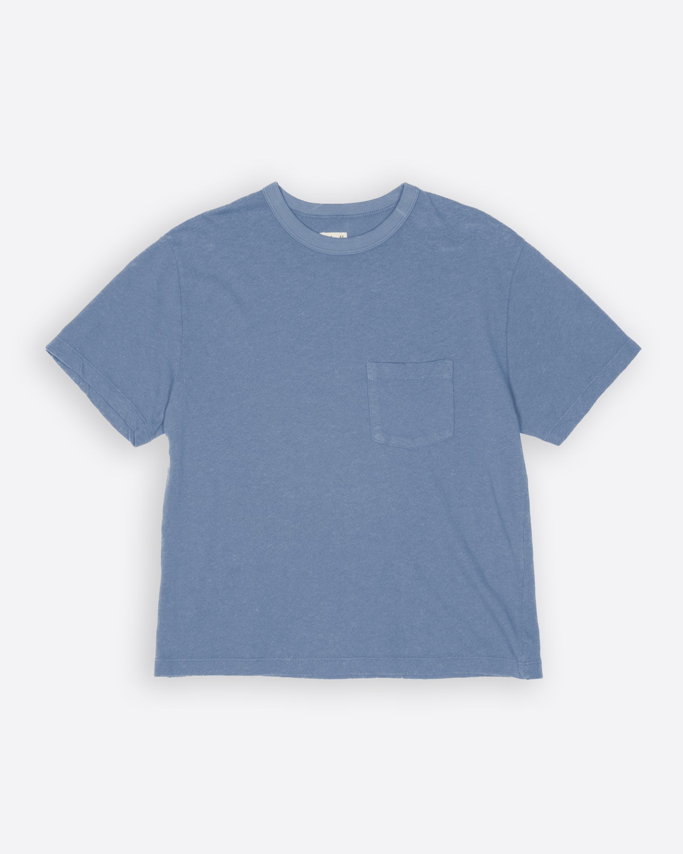 G.o.D Pocket T Cotton Hemp Riviera Blue