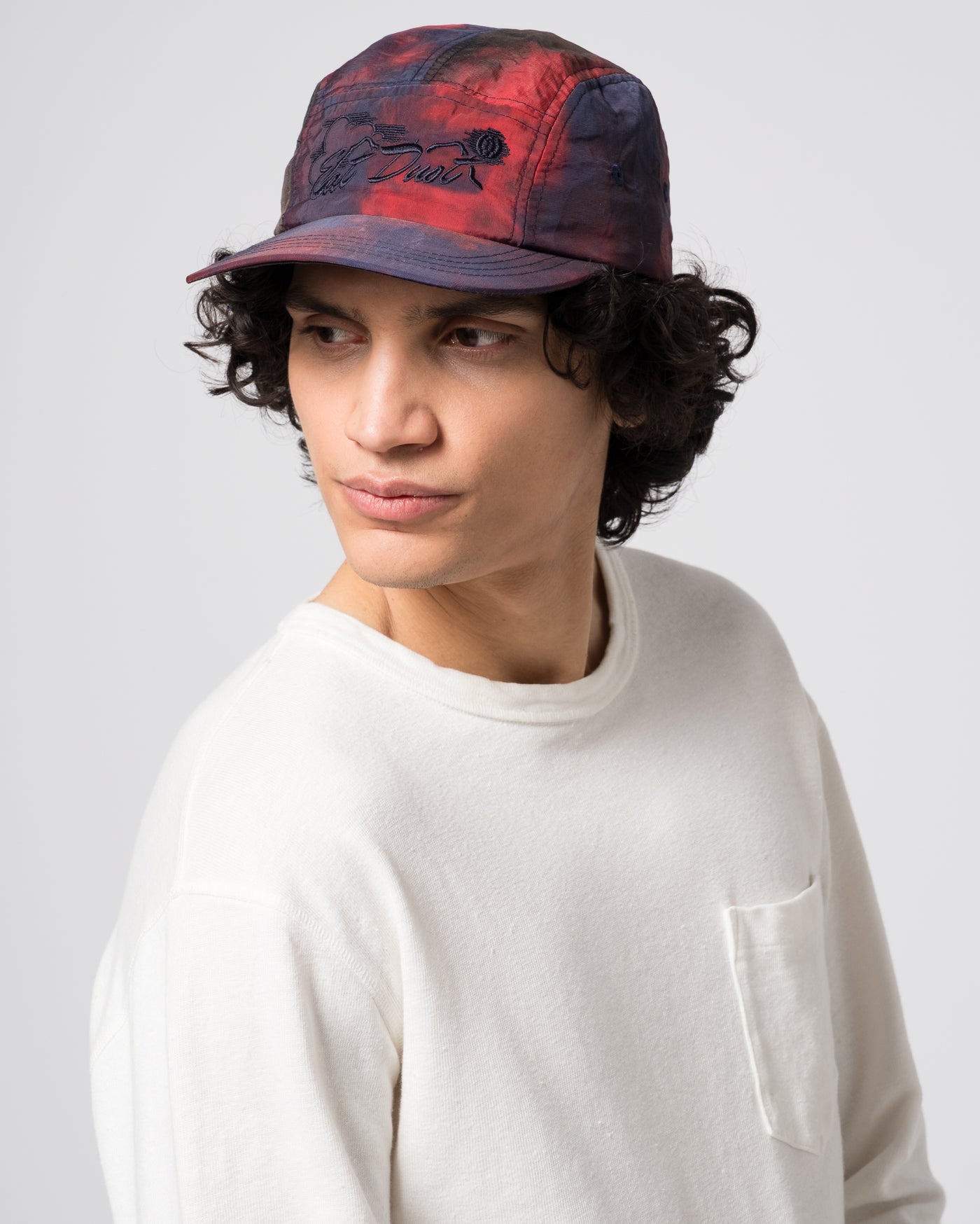 5 Panel Cap Tie Dye Nylon Coral