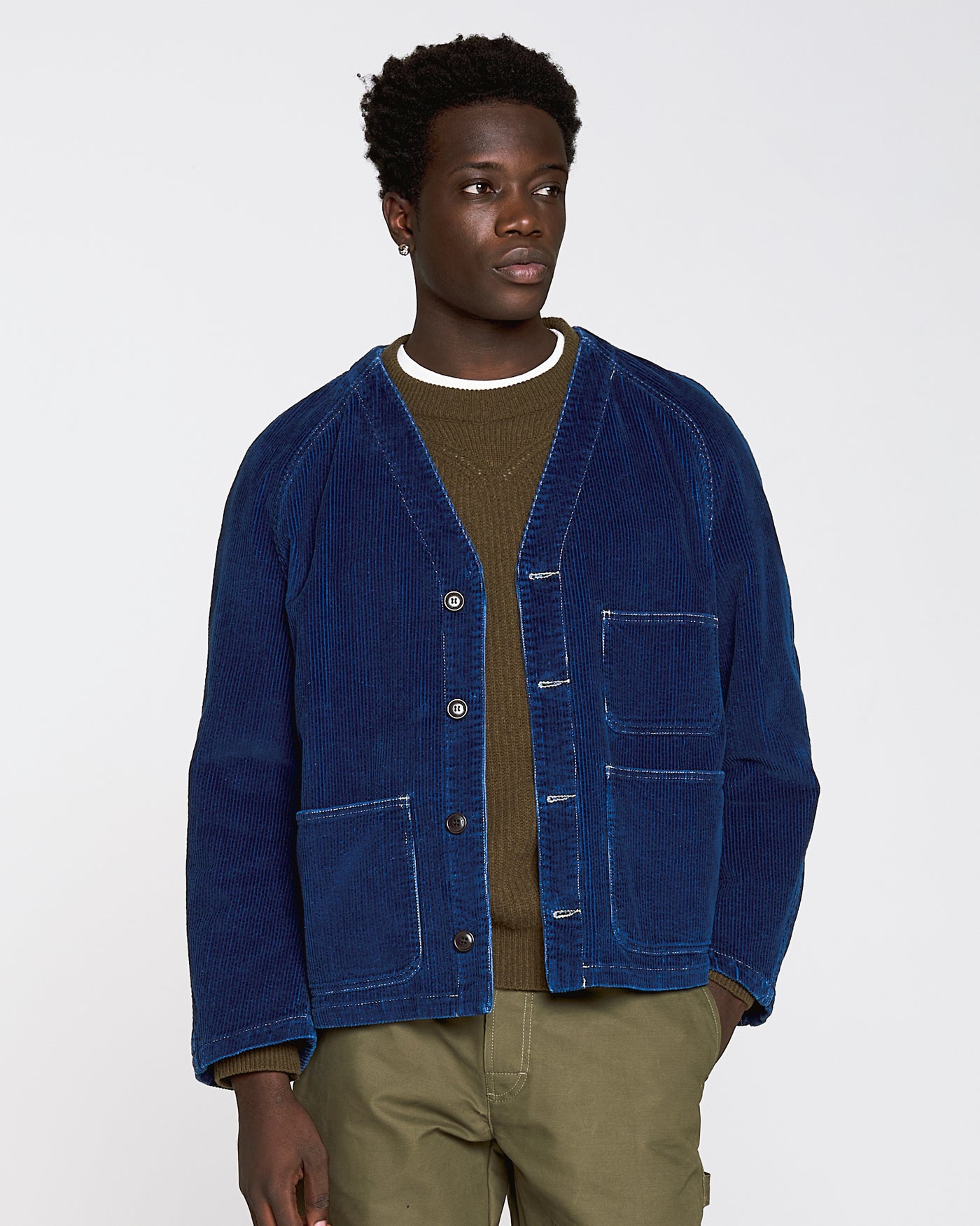 Loco Jacket Indigo Cords Indigo