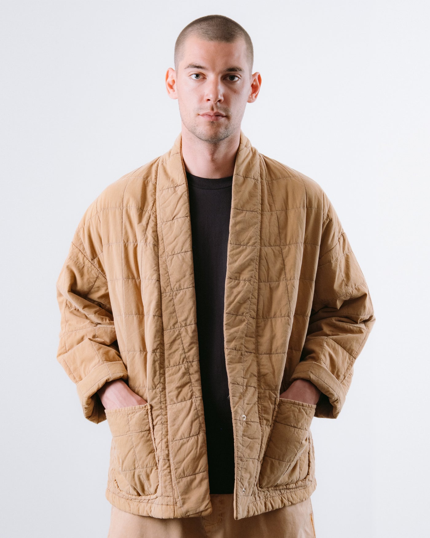 Edo Jacket Cotton Quilt Almond