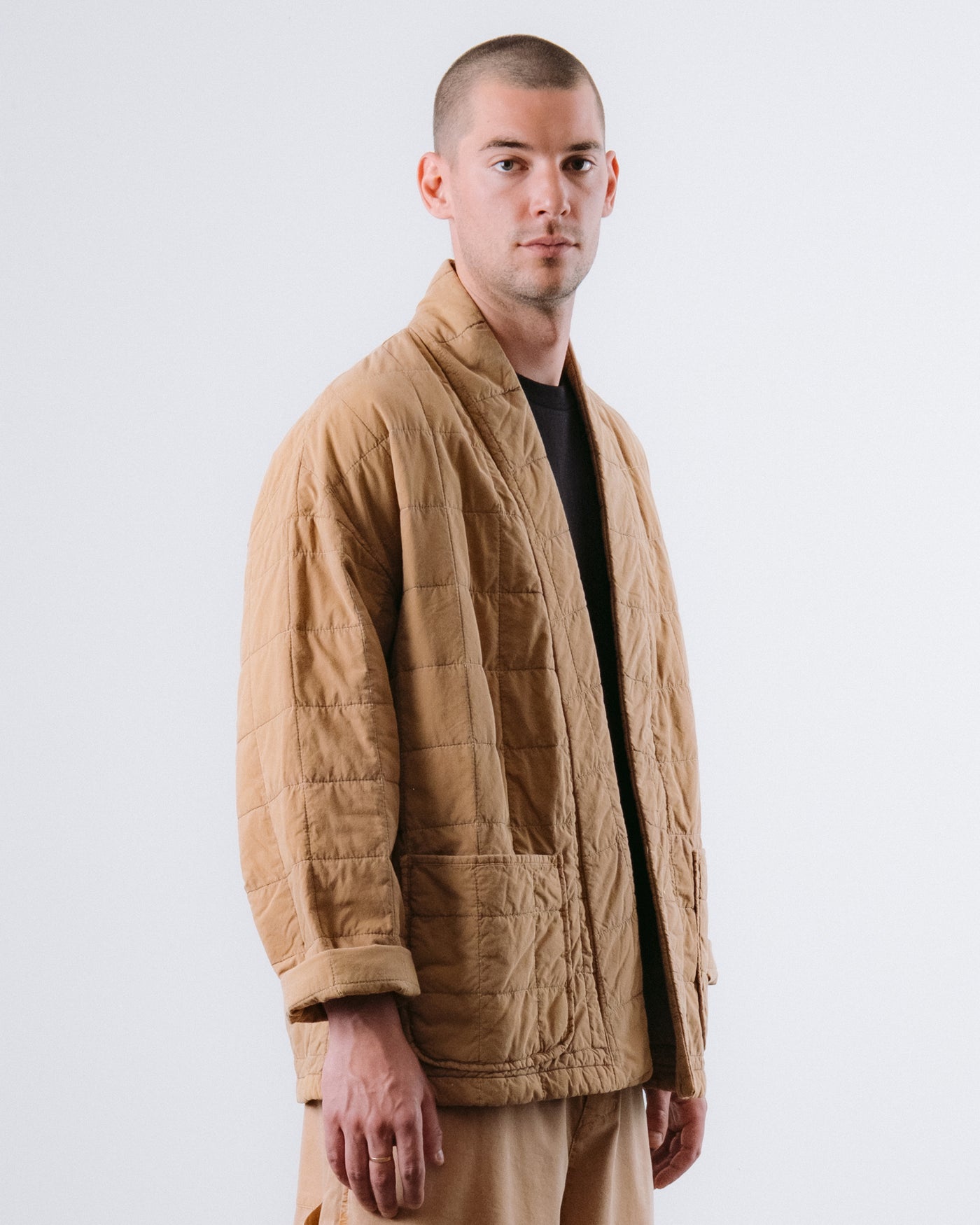 Edo Jacket Cotton Quilt Almond