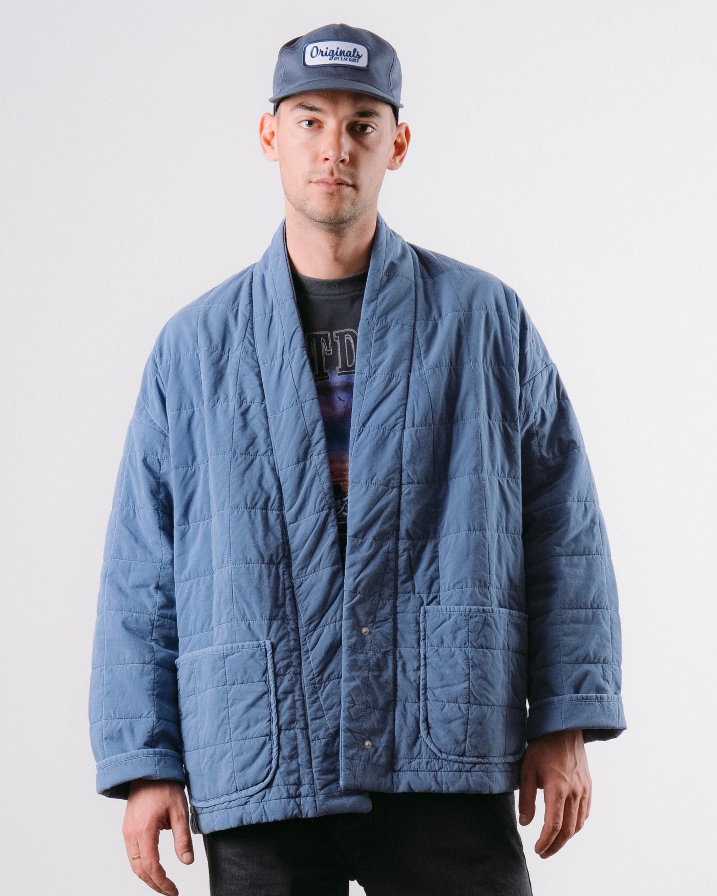 Edo Jacket Cotton Quilt Infinity Blue