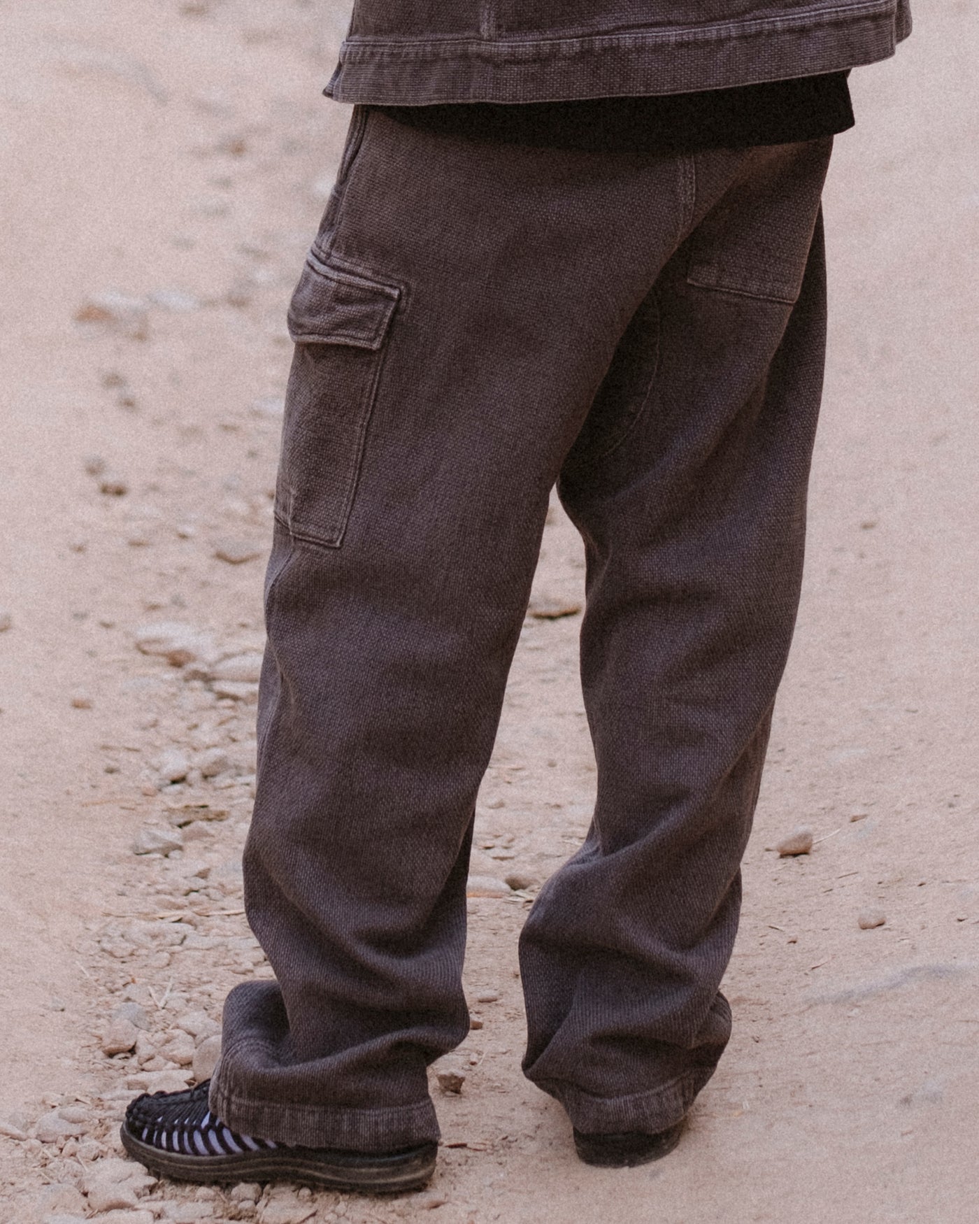 Cargo Pants A-Gi Cotton Asphalt