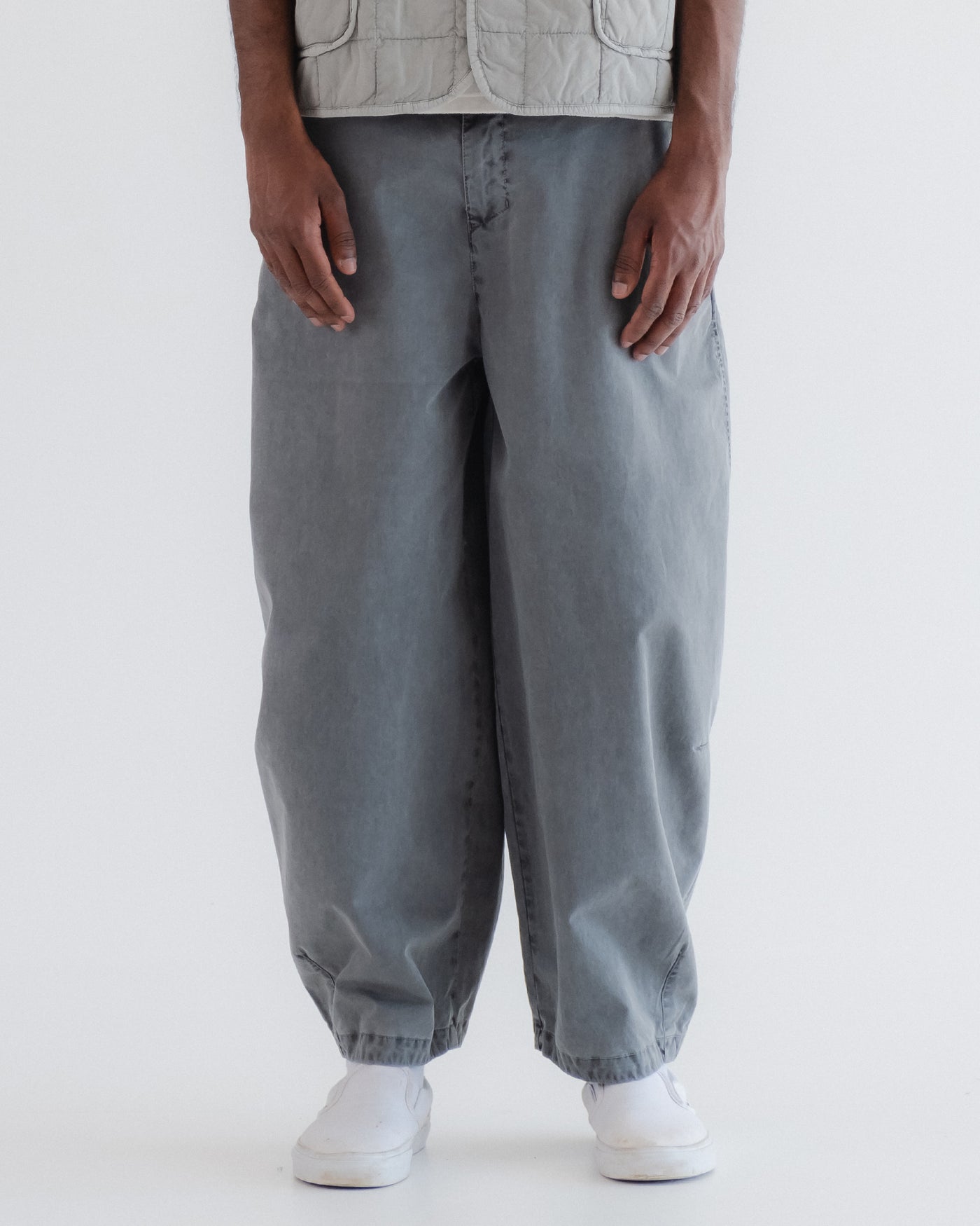 Sultan Pants Fine Broken Twill Asphalt