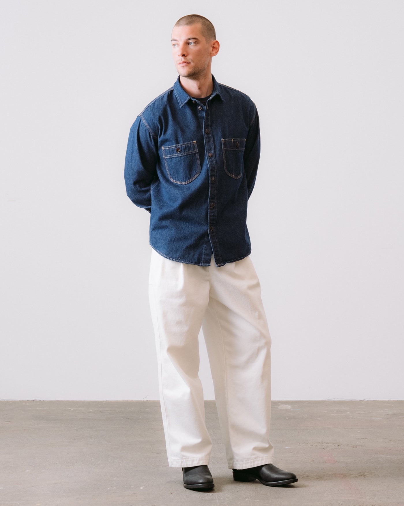 Mechanic Shirt Delhi Denim Blue/Stone Wash