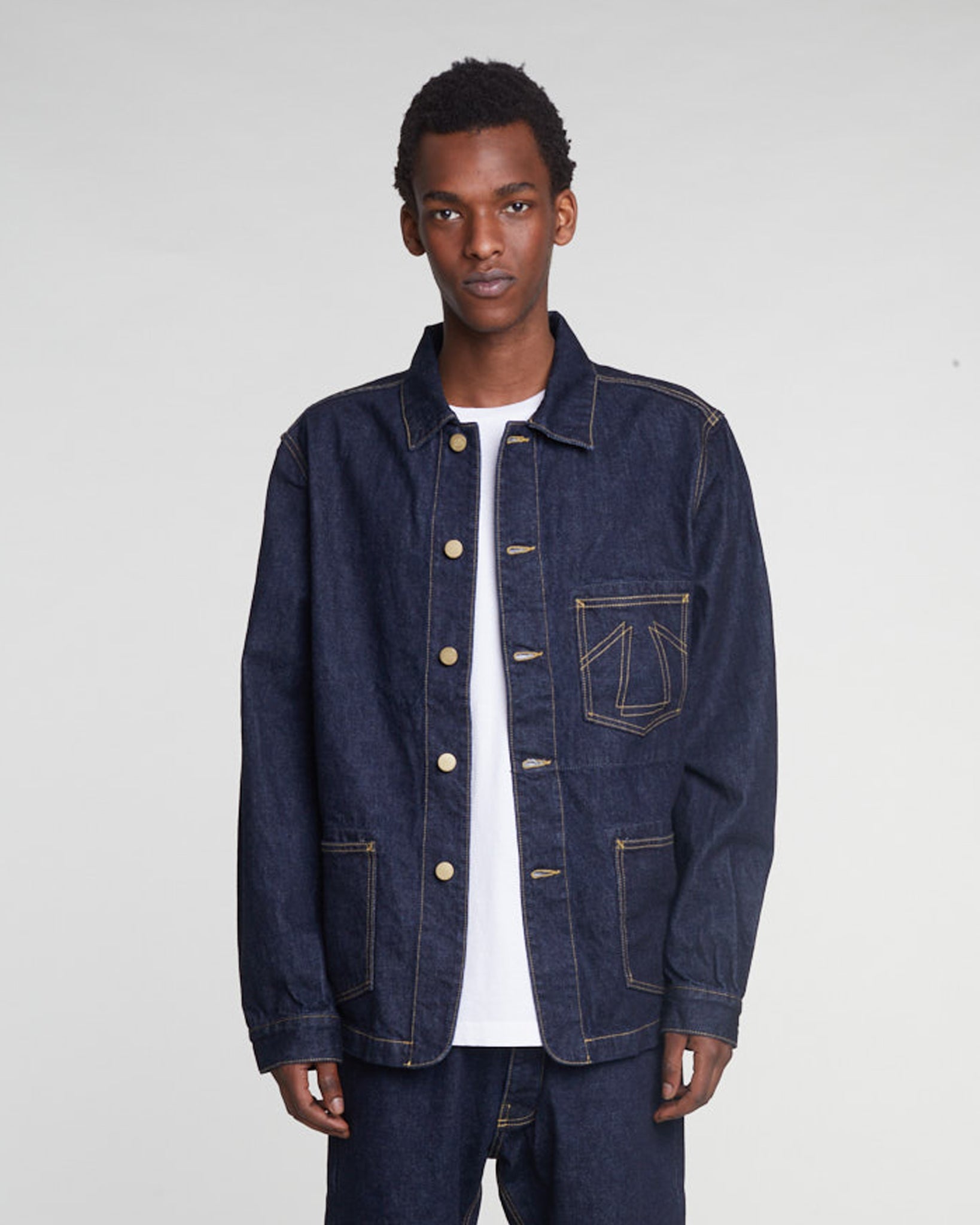 Chore Jacket 66 Selvedge Denim Indigo – Eat Dust