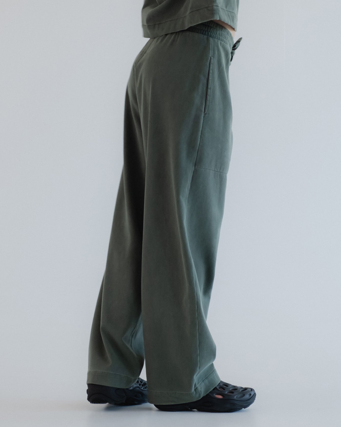 Reformer Pants Twill Jersey Forest Green