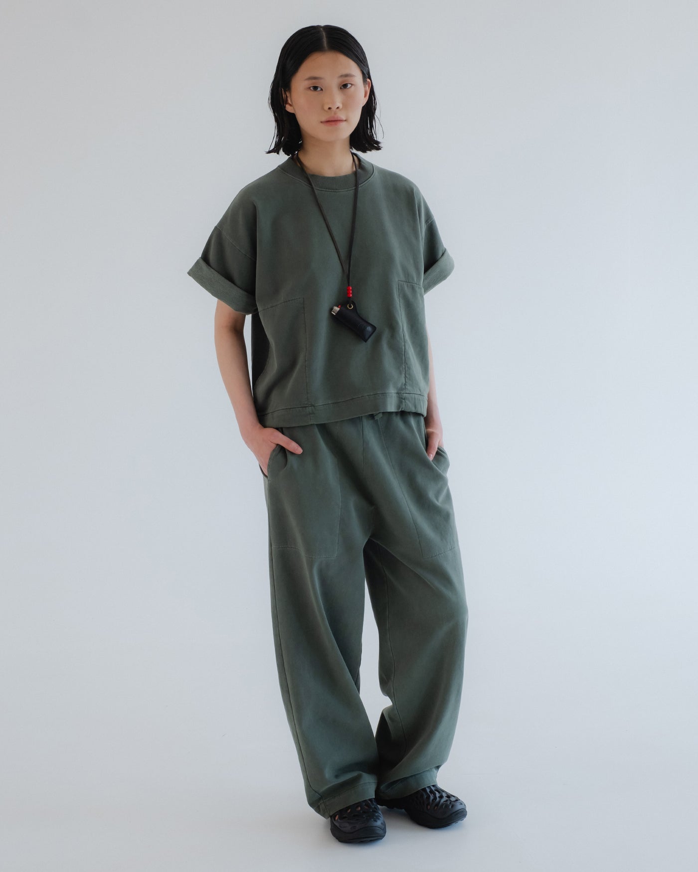 Reformer Pants Twill Jersey Forest Green