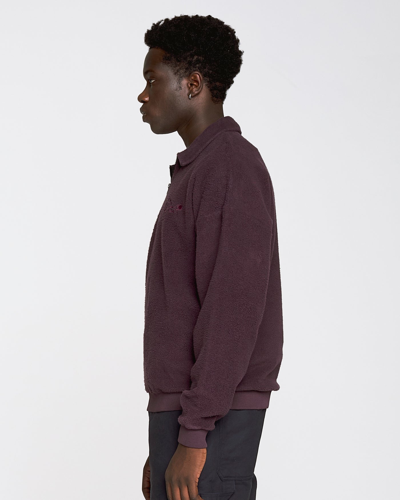 Nevada Sweater Basic Cotton Fleece Mauve