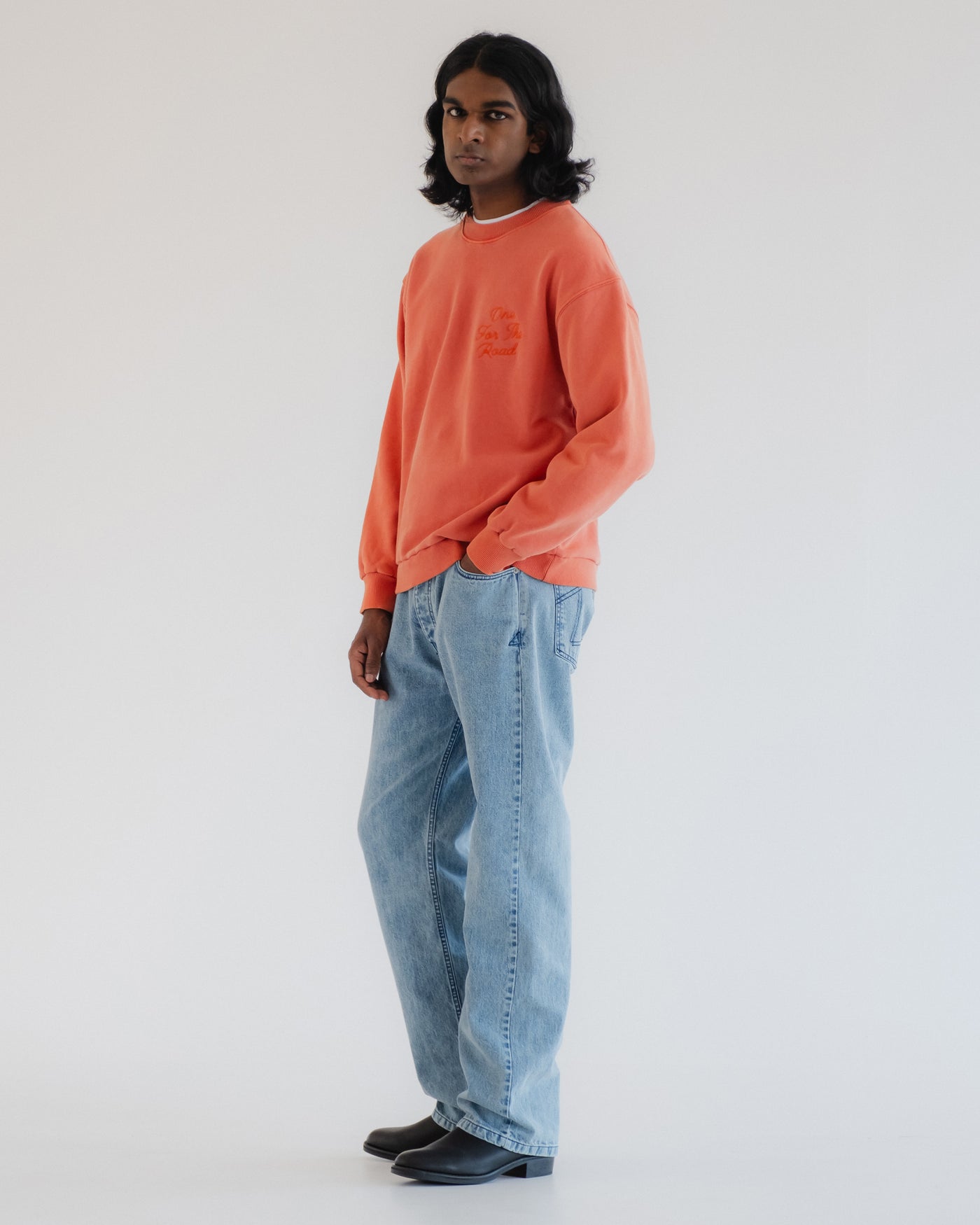 Detroit Sweater Basic Fleece Tangerine