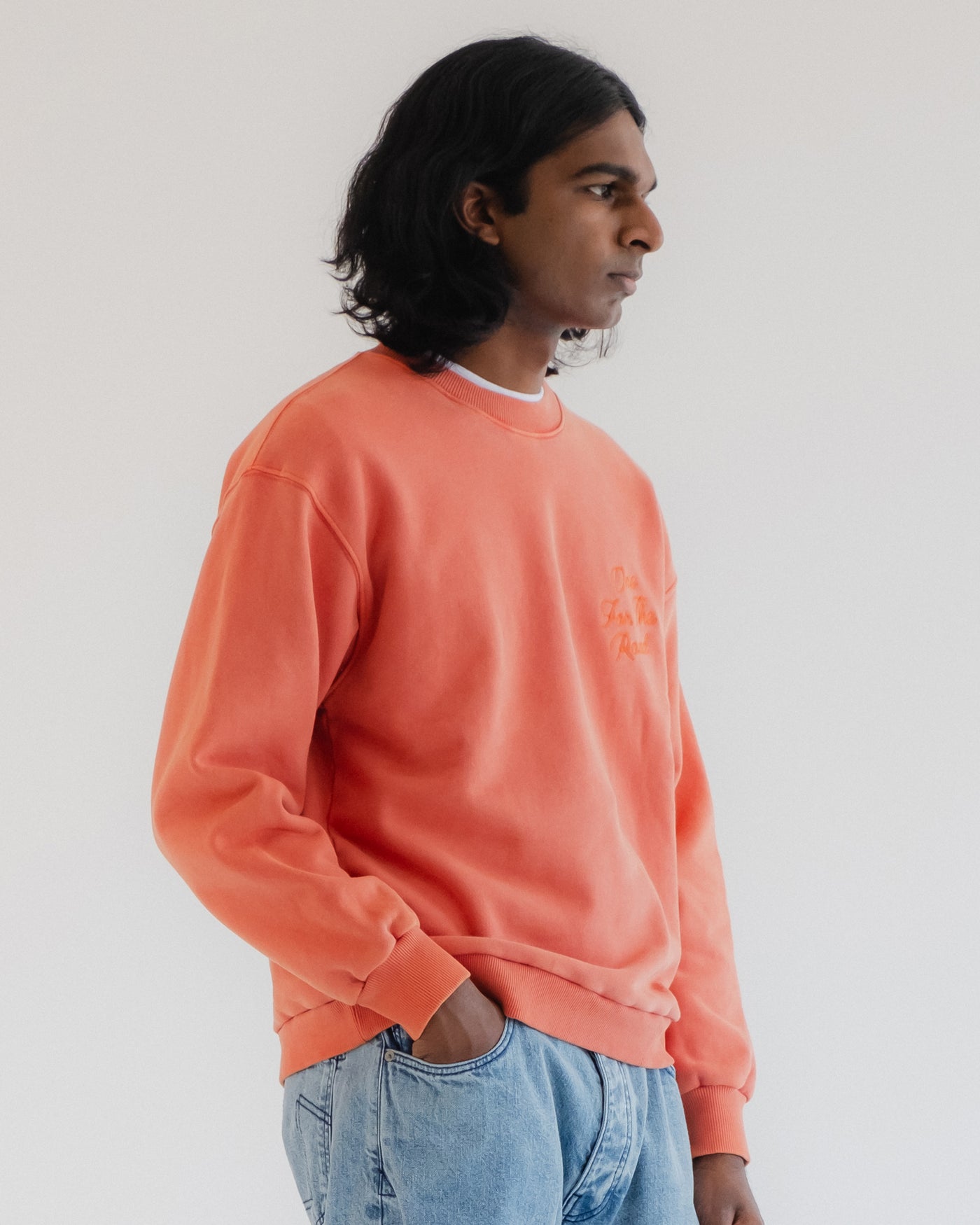 Detroit Sweater Basic Fleece Tangerine