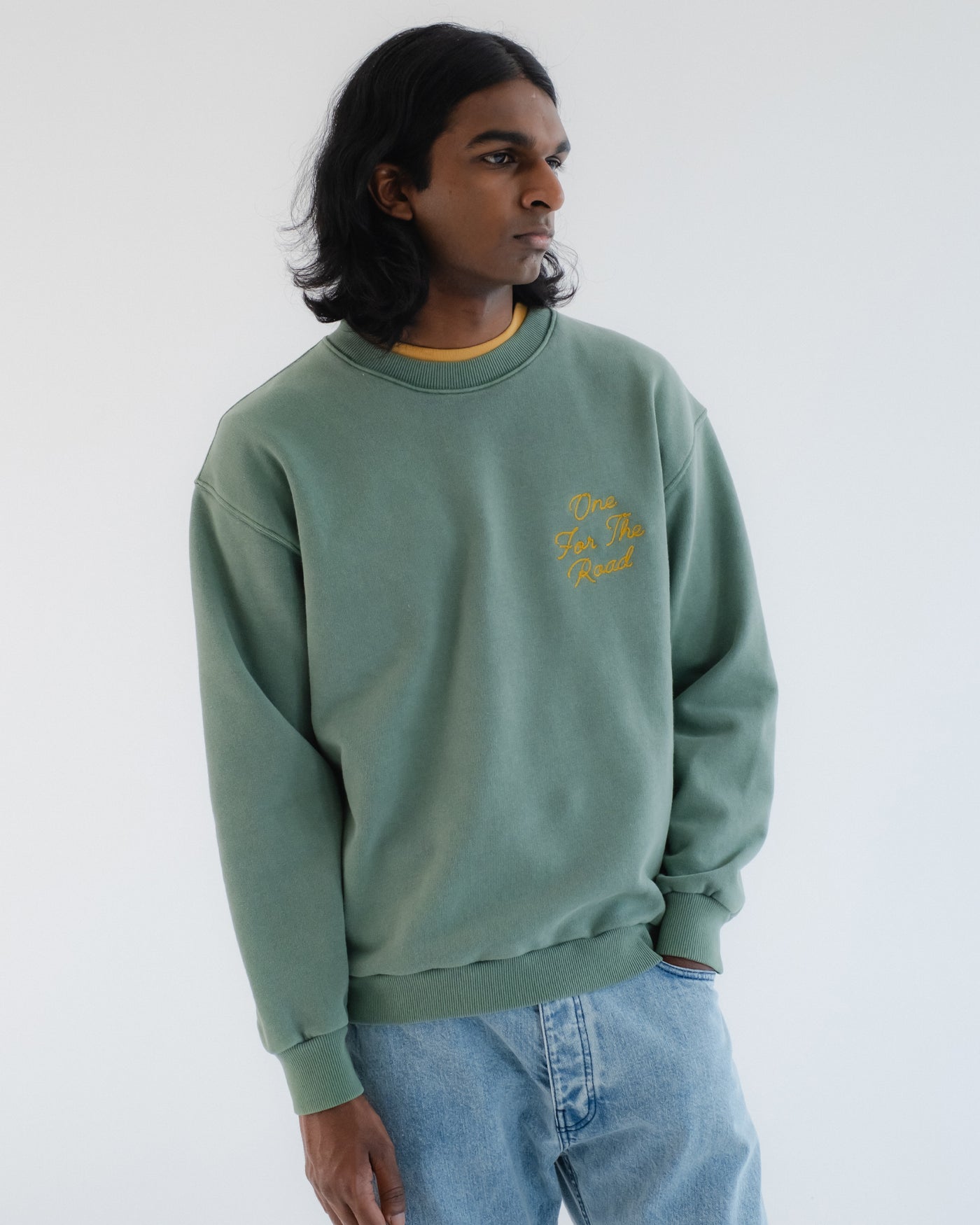 Detroit Sweater Basic Fleece Juniper