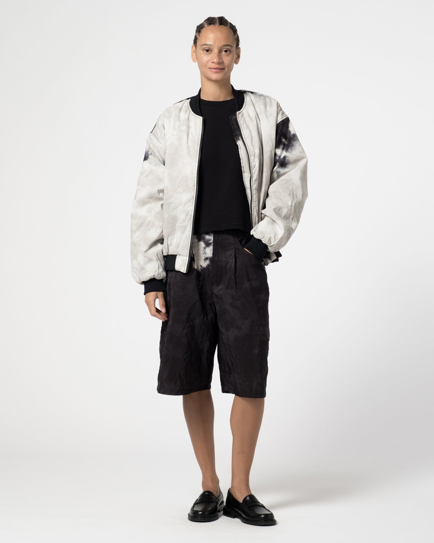 Bomber Tie Dye Nylon Deep Sea