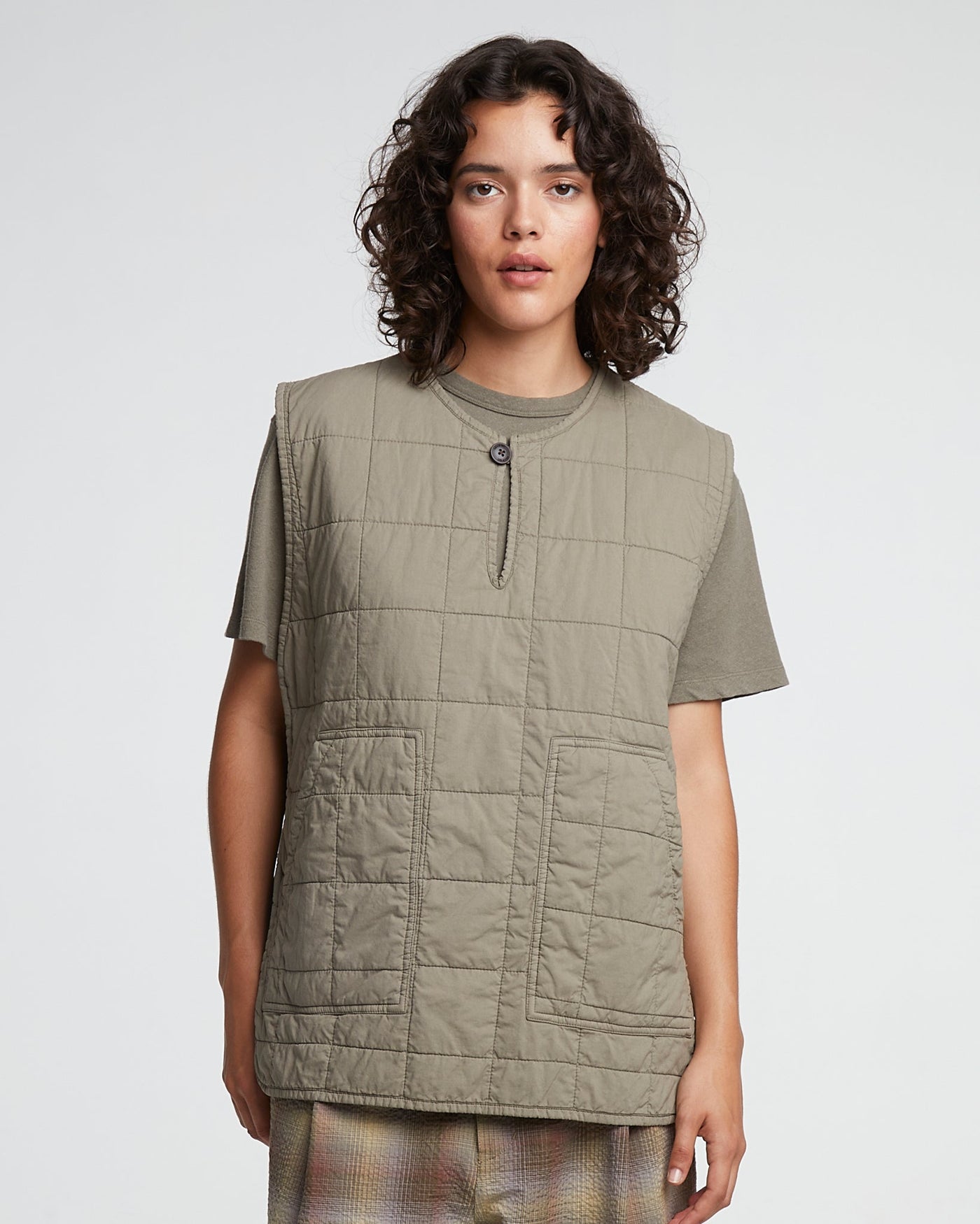 G.o.D Armor Vest Cotton Quilt Cobblestone