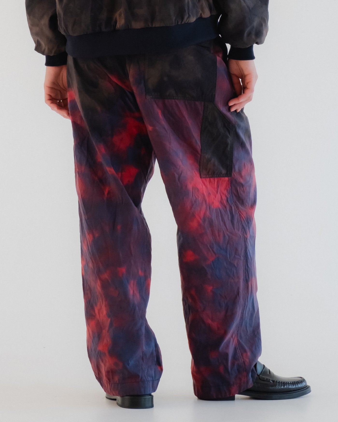 G.o.D Ambassador Pants Tie Dye Nylon Coral