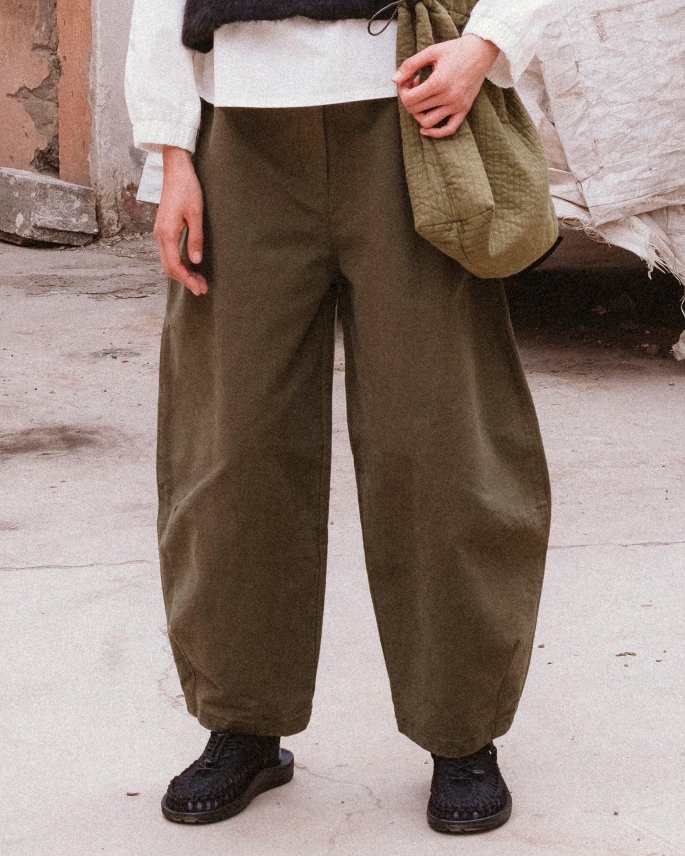 G.o.D Sultan Pants Nebraska Cotton Dark Olive