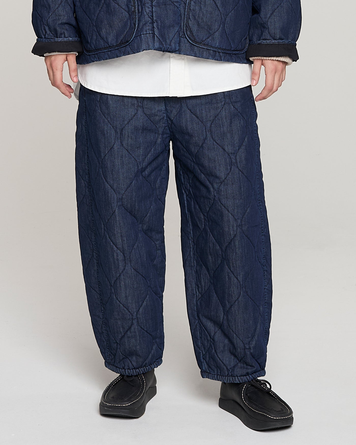 G.o.D Karate Pants Quilted Denim Indigo