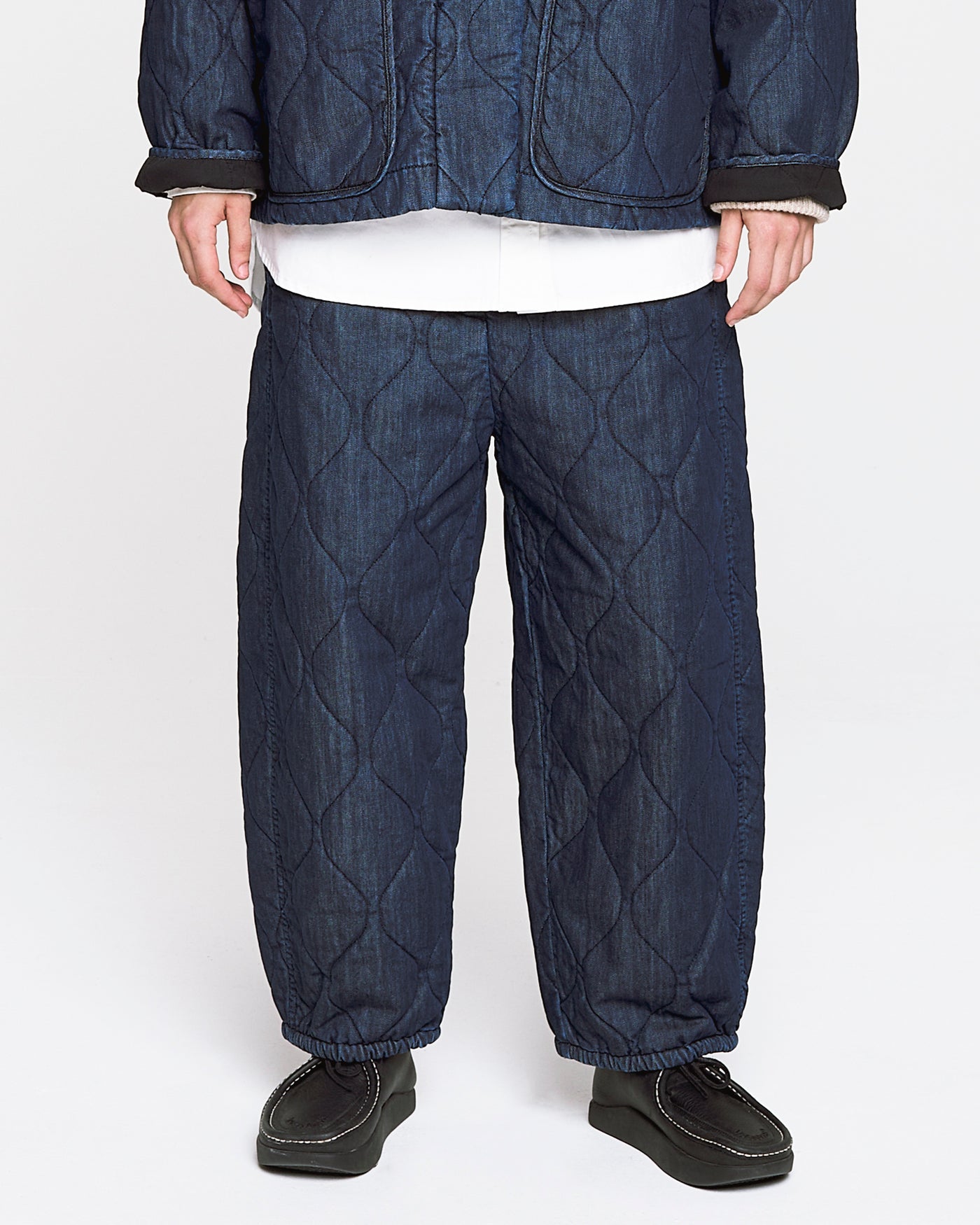 G.o.D Karate Pants Quilted Denim Indigo