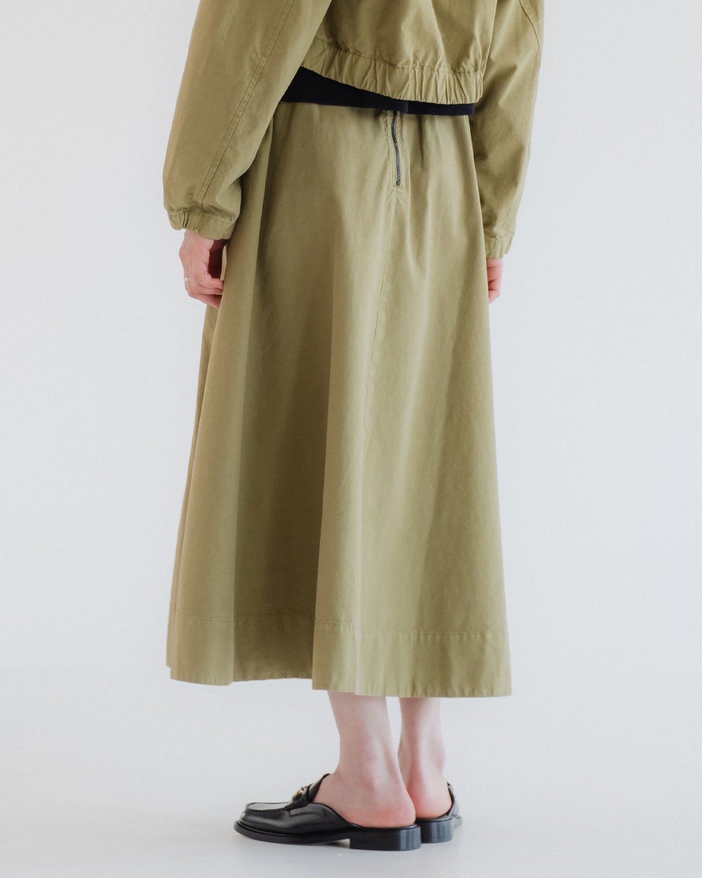 G.o.D Meadow Skirt Cotton Linen Cedar