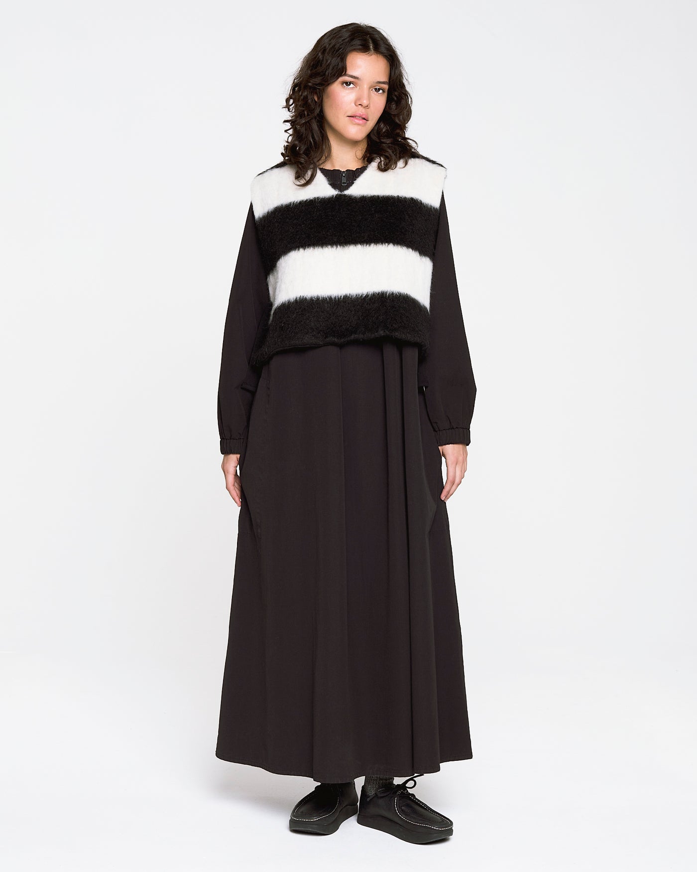 G.o.D Grassland Dress Light Cotton Drill Black