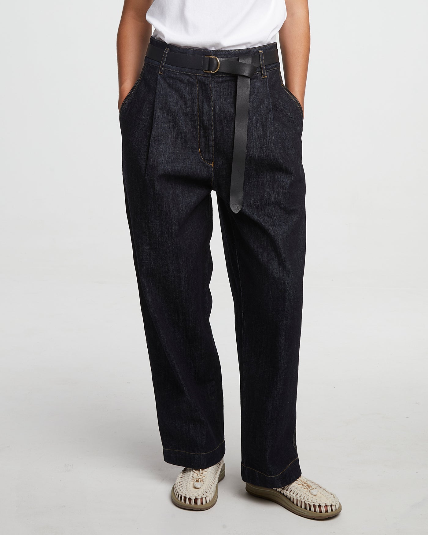 G.o.D British Worker Pants Regenerate Denim Blue